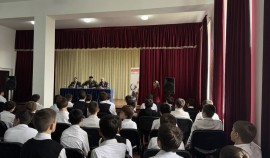 В школе Герменчука почтили память погибших при исполнении сотрудник ОВД