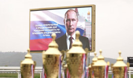 В Грозном состоялся конноспортивный праздник, приуроченный ко дню рождения Владимира Путина| грозный, чгтрк
