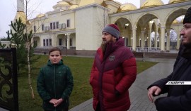 Рамзан Кадыров посетил строительную площадку новой мечети в Майртупе