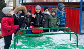 В Детском саду Серноводского района прошла зимняя экологическая акция