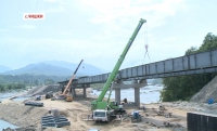 В Чечне продолжаются строительные работы по возведению моста Грозный-Шатой-Итум-Кали