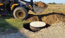 Строительная готовность новой системы водоотведения в г. Серноводское составляет около 50%| грозный, чгтрк