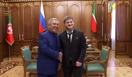 Ахмат Кадыров встретился с Раисом Татарстана Рустамом Миннихановым