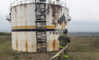 На объекте "Грознефтегаза" был ликвидирован условный пожар