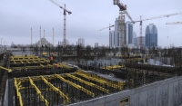 Завершены работы по устройству вертикальных конструкций первого этажа ТРЦ "Грозный Молл" 