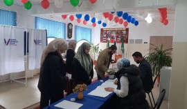 В Чеченской Республике многодетные семьи активно голосуют на выборах Президента России