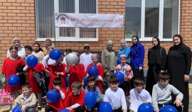 Церемония открытия летней площадки Курчалоевского центра детского творчества