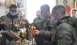 В Ханкале прошло праздничное богослужение