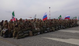 Новая группа добровольцев отправилась из Грозного для выполнения задач в зоне СВО
