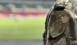 Сотрудники Росгвардии обеспечили безопасность на матче Кубка России в Грозном| грозный, чгтрк