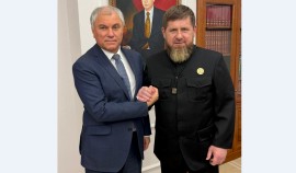 Рамзан Кадыров обсудил с Вячеславом Володиным приоритетные направления развития Чеченской Республики| грозный, чгтрк