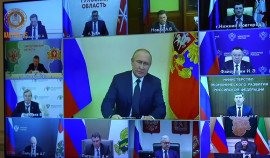 Рамзан Кадыров принял участие в совещании Президента РФ с главами регионов