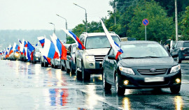 В Новосибирске прошла масштабная акция в поддержку вооруженных сил РФ на Украине