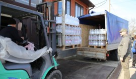 Из Чеченской Республики в Дагестан направлены 4 тонны питьевой воды пострадавшим от паводков