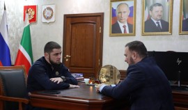 Ахмед Дудаев встретился с уполномоченным по правам человека в ЧР Мансуром Солтаевым