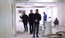 Хож-Бауди Дааев проинспектировал ход ремонтных работ в школах Урус-Мартановского района