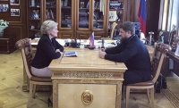 Глава ЧР  встретился с заместителем председателя правительства России Ольгой Голодец