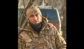 Военнослужащий полка «Север-Ахмат» МО РФ Руслан Башаев Указом награждён медалью «За отвагу»| грозный, чгтрк