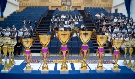 В Грозном наградили команды победителей и призеров муниципального этапа Всероссийских спортивных игр