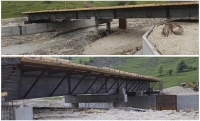 Строительство моста через реку Аксай в Ножай-Юртовском районе идет к завершению 