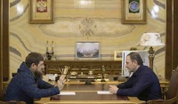 Рамзан Кадыров встретился с новым министром по физической культуре и спорту ЧР Мусой Ханариковым 