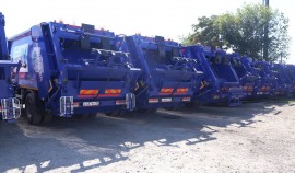 Автопарк регоператора ТКО пополнят новой специализированной техникой| грозный, чгтрк