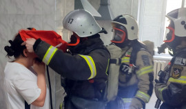 Росгвардия и МЧС по ЧР провели пожарно-тактическое занятие