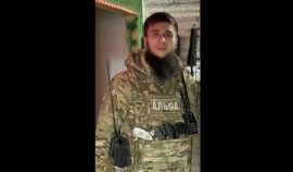 Военнослужащий полка «Север-АХМАТ» МО РФ Ибрагим Цацаев награждён медалью «За отвагу»