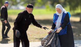В Чеченской Республике по инициативе «Единой России» состоялись субботники