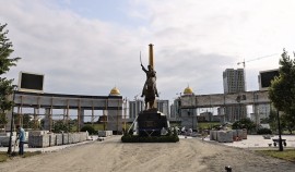 Ремонт Мемориального комплекса Славы в Грозном вышел на завершающий этап| грозный, чгтрк