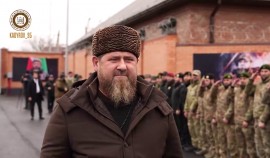 Рамзан Кадыров принял участие в церемонии открытия новой базы батальона им. Байсангура Беноевского