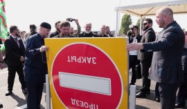 В Чеченской Республике открыли восстановленный мост через реку Аргун
