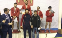 Пожарный из Чечни занял первое место на чемпионате Северо-Кавказского федерального округа по самбо