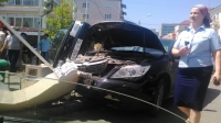 Автомобильная авария произошла в центре Грозного