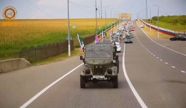 В ЧР состоялся автопробег, посвященный 70-летию со дня рождения Ахмата-Хаджи Кадырова
