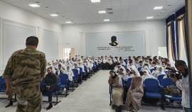 Военнослужащие Объединенной группировки войск провели практикум по первой помощи для студентов
