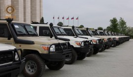 Чеченским подразделениям в зоне СВО передадут 30 новых бронированных автомобилей