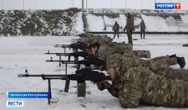 Телеканал «Россия-1» показал подготовку сотрудников Росгвардии в РУС им. В.В. Путина| грозный, чгтрк