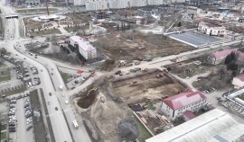 В Грозном начато строительство крупных дорожных объектов| грозный, чгтрк