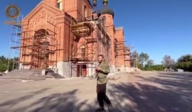 РОФ им. А. –Х. Кадырова восстанавливает в Мариуполе большой православный храм