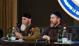 ЧГУ им. А.А. Кадырова посетил Муфтий ЧР Шейх Салахь-Хаджи Межиев