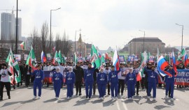 Рамзан Кадыров: Многотысячный митинг свидетельствует о безоговорочной поддержке Владимира Путина