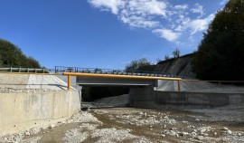 В Чеченской Республике в рамках нацпроекта реконструирован мост на подъезде к селу Сельментаузен