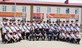 В Грозненском суворовском военном училище МВД России состоялся торжественный выпуск| грозный, чгтрк