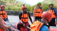 На реке Аргун впервые открылся маршрут для рафтинга