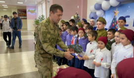 В Чеченской Республике росгвардейцы поддержали акцию «Письмо солдату»