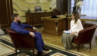 Глава ЧР дал интервью телеканалу «Россия 24»