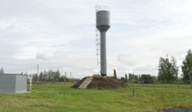 В станице Дубовская устанавливают новую водонапорную башню в рамках нацпроекта