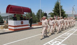 В Грозном отметили годовщину образования отдельного батальона материального обеспечения Росгвардии