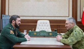 Магомед Даудов поздравил Илью Самусенко с назначением на новую должность